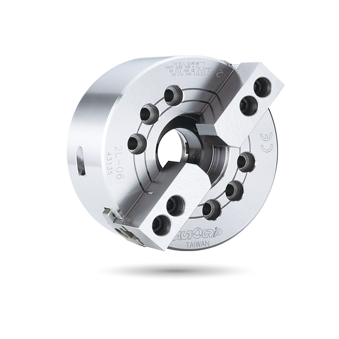 2L/2L-A Extra Long Stroke Thru-Hole 2-Jaw Power Chuck