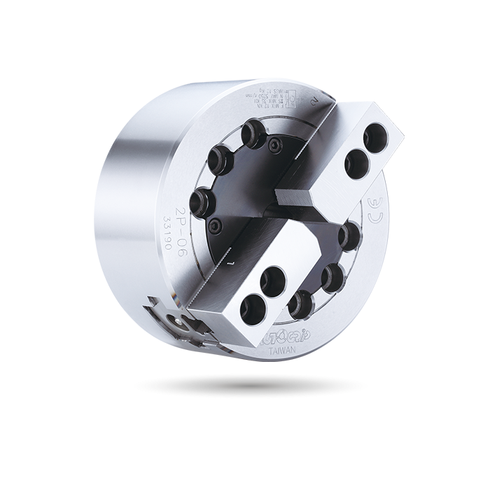 2P/2P-A Non-Thru-Hole 2-Jaw Power Chuck